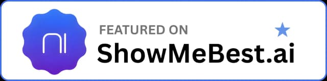 Featured on ShowMeBestAI